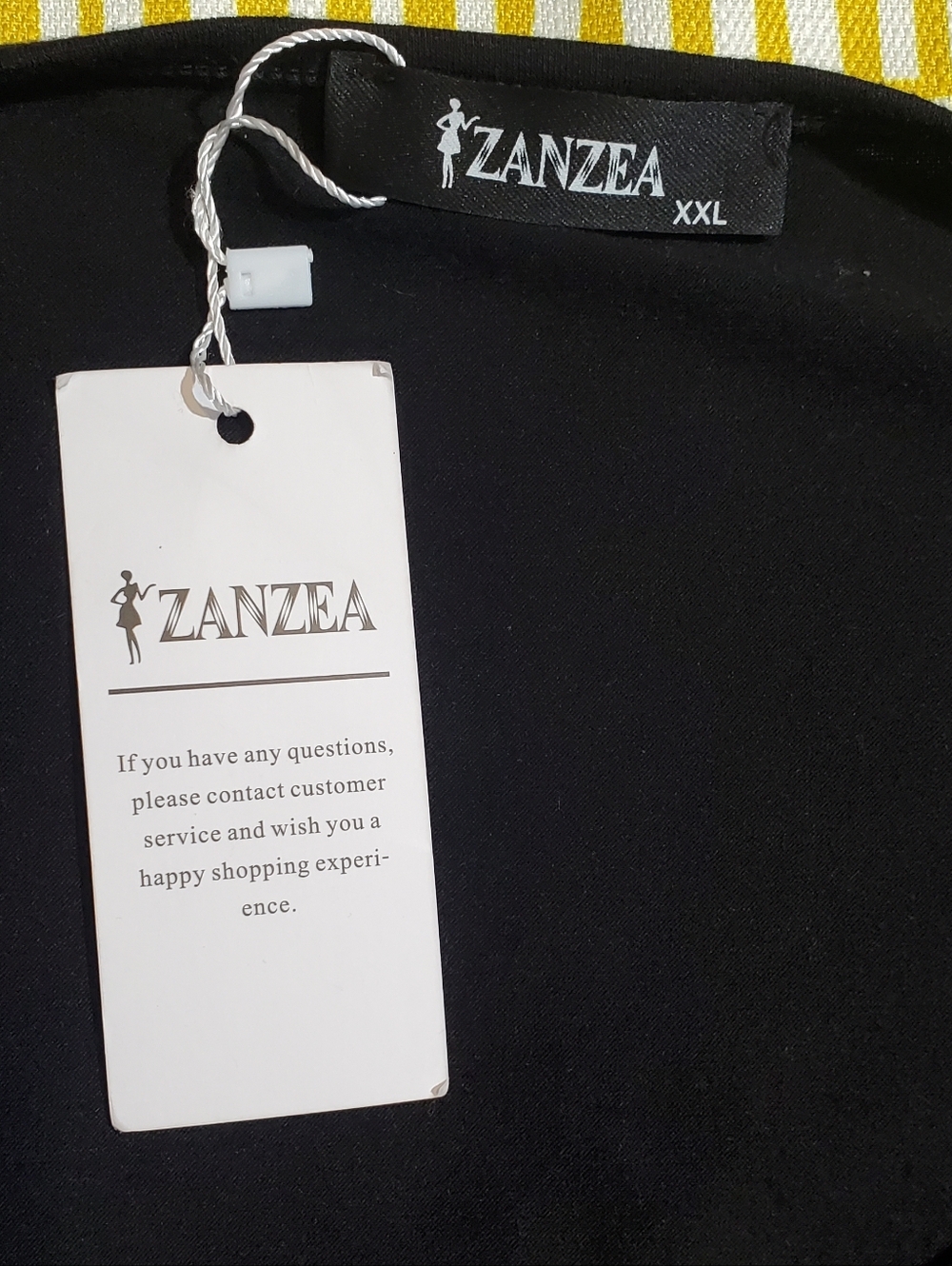 Zanzea Black Short Sleeve Top with Accent Buttons - Picture 2 of 3